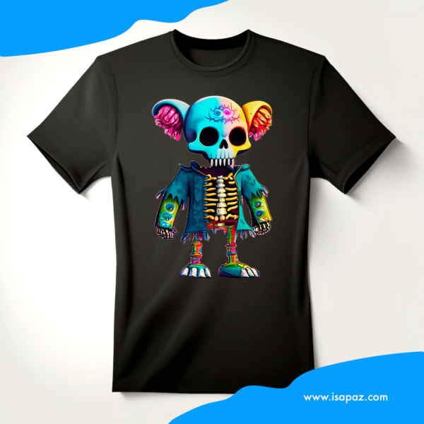 Isapaz camiseta monstruo para niños rebelde